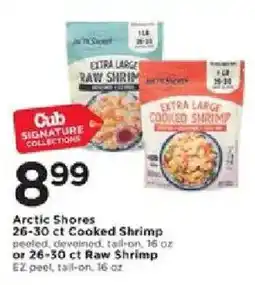 Cub Foods Arctic Shores Cooked Shrimp offer