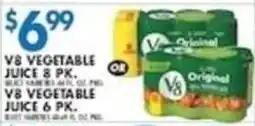 Met Foodmarkets V8 vegetable juice offer