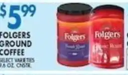 Met Foodmarkets Folgers ground coffee offer