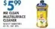 Met Foodmarkets Mr Clean Multisurface Cleaner offer