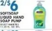 Met Foodmarkets Softsoap liquid hand soap pump offer
