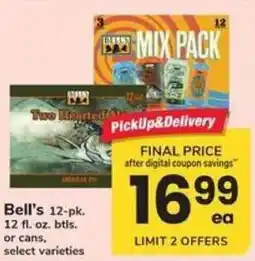 Safeway Bell's 12-pk offer