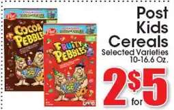 Supremo Foods Inc Post Kids Cereals offer
