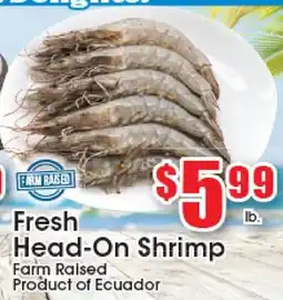Supremo Foods Inc Fresh Head-On Shrimp offer