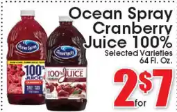 Supremo Foods Inc Ocean Spray Cranberry Juice offer