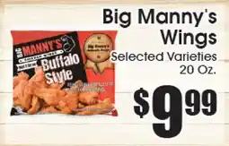 Supremo Foods Inc Big Manny's Wings offer