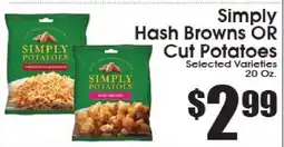 Supremo Foods Inc Simply Hash Browns OR Cut Potatoes offer