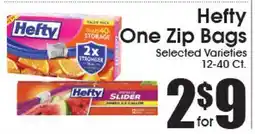 Supremo Foods Inc Hefty One Zip Bags offer