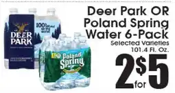 Supremo Foods Inc Deer Park OR Poland Spring Water offer