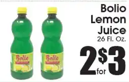 Supremo Foods Inc Bolio Lemon Juice offer