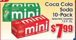 Supremo Foods Inc Coca-Cola Soda 10-Pack offer