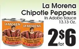 Supremo Foods Inc La Morena Chipotle Peppers In Adobo Sauce offer