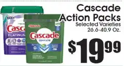 Supremo Foods Inc Cascade Action Packs offer