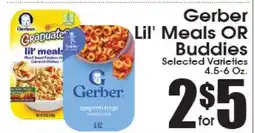 Supremo Foods Inc Gerber Lil' Meals OR Buddies offer