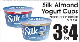 Supremo Foods Inc Silk Almond Yogurt Cups offer
