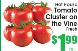 Supremo Foods Inc Hot House Tomato Cluster on the Vine offer