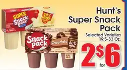 Supremo Foods Inc Hunt's Super Snack Pack offer