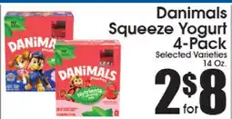 Supremo Foods Inc Danimals Squeeze Yogurt offer