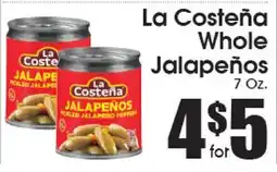 Supremo Foods Inc La Costeña Whole Jalapeños offer