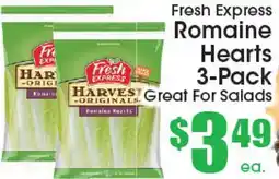 Supremo Foods Inc Fresh Express Romaine Hearts offer