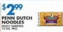 Associated Penn dutch noodles offer