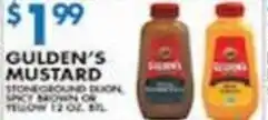 Associated Gulden's mustard offer