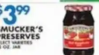 Associated Smucker's preserves mlect varieties offer