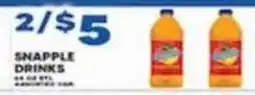 Associated Snapple drinks offer