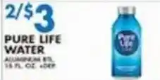 Associated Pure life water offer