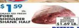 Associated Pork shoulder shank half offer