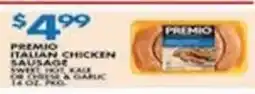 Associated Premio italian chicken sausage offer