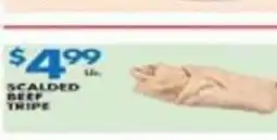 Associated Scalded beef tripe offer