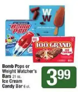 Star Market Bomb Pops or Weight Watcher's Bars offer