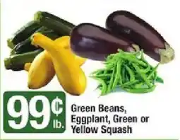 Star Market Green Beans, Eggplant, Green or Yellow Squash offer