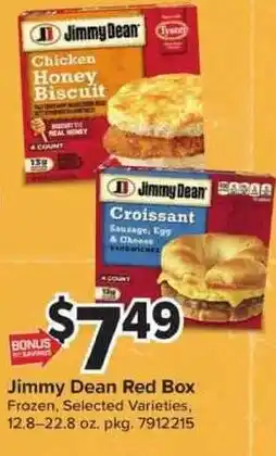 Giant Food Jimmy Dean Red Box offer