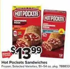 Giant Food Hot Pockets Sandwiches offer