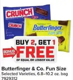 Giant Food Butterfinger & Co. Fun Size offer