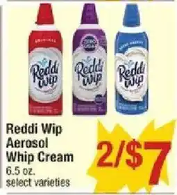 Star Market Reddi Wip Aerosol Whip Cream offer
