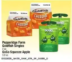 Star Market Pepperidge Farm Goldfish Singles offer