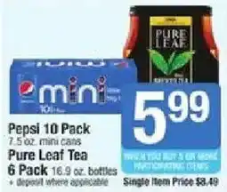 Star Market Pepsi mini Pack offer