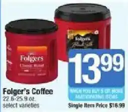 Star Market Folger's Coffee offer