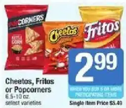 Star Market Cheetos, Fritos or Popcorners offer