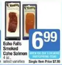 Star Market Echo Falls Smoked Coho Salmon offer