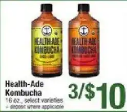 Star Market Health-Ade Kombucha offer