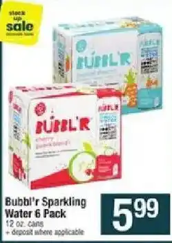 Star Market Bubbl'r Sparkling Water offer