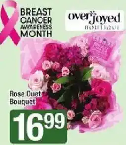 Star Market Overjoyed Boutique Rose Duet Bouquet offer
