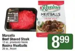 Star Market Marcello Beef Shaved Steak offer