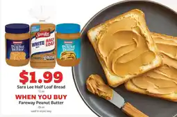 Fareway Sara Lee Half Loaf Bread offer