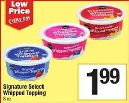 Star Market Signature Select Whipped Topping offer