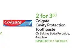 Publix Colgate Cavity Protection Toothpaste offer